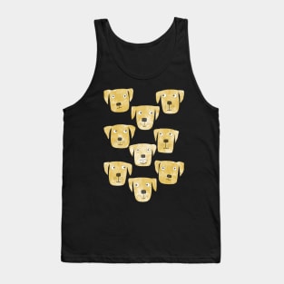 Golden Labrador Retriever Dogs Tank Top